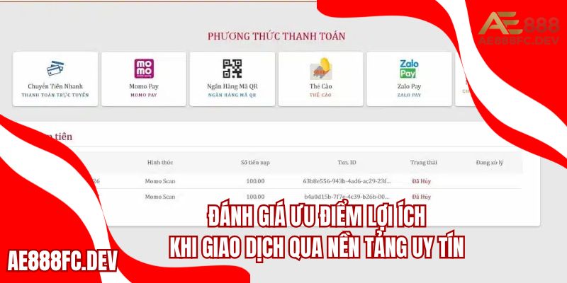 Những lý do khiến bạn nên tin tưởng và sử dụng giao dịch tại đây